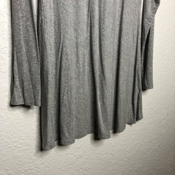 Boston Proper light gray scoop neck long sleeve knit top size Large - Picture 3 of 12